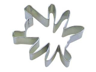 Metal spider-shaped cookie cutter displayed against a white background.